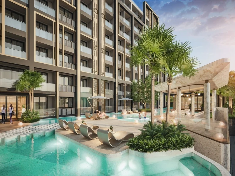 Pristine Park 3 low-rise resort-style condo development, Jomtien, Pattaya