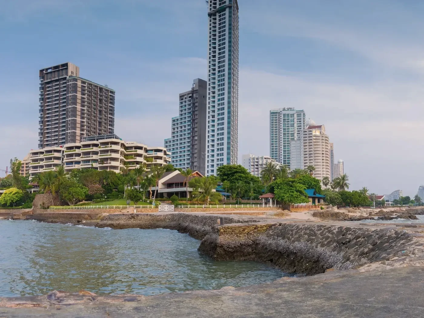 Wongamat Beach and the Naklua coastline, Pattaya