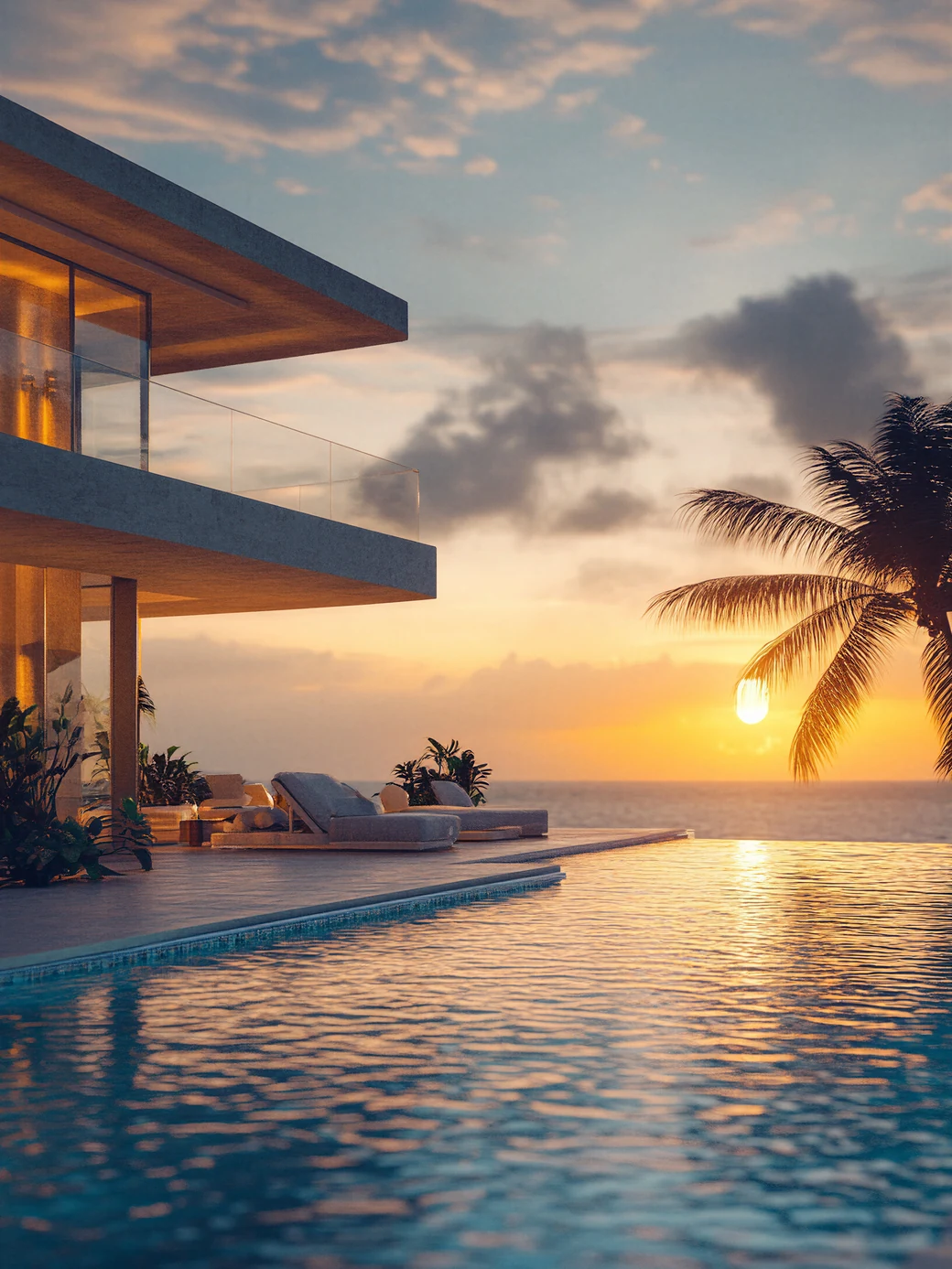 The Riviera Palm Beach, an absolute-beachfront tower on the Wongamat headland, Pattaya