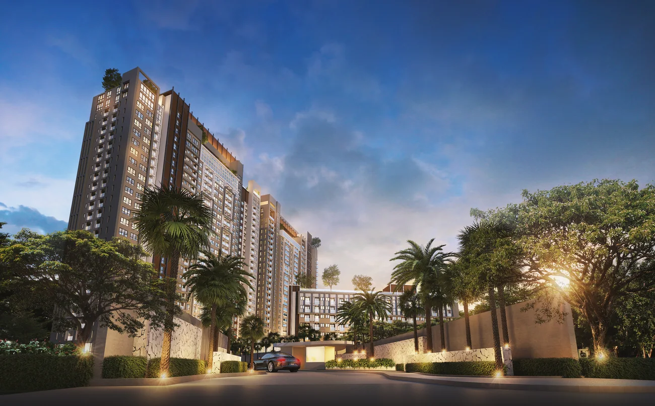 Grand entrance and arrival drive