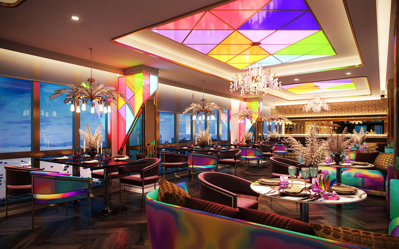 Sky restaurant and dining lounge