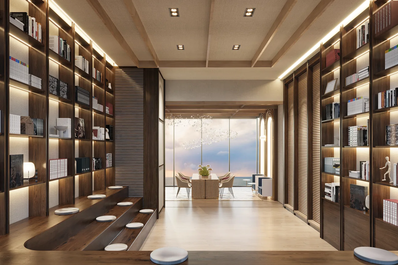 Sky library and co-working space