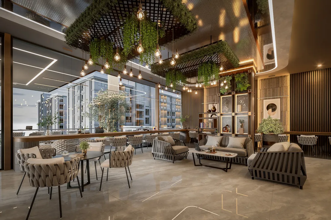 Co-working lounge